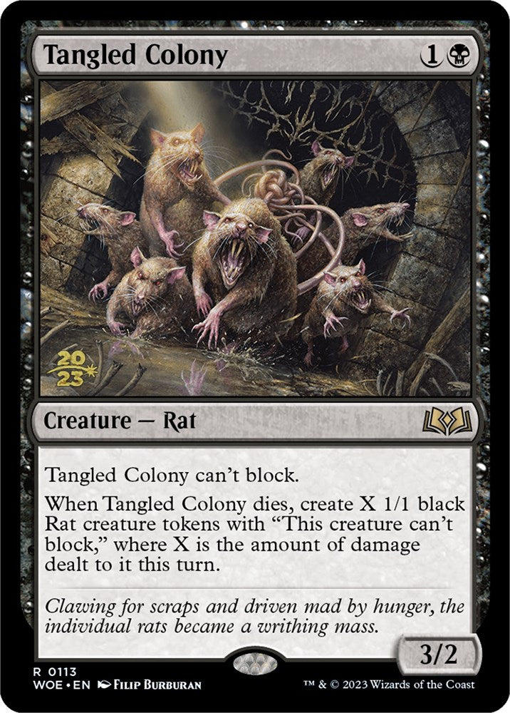 Tangled Colony [Wilds of Eldraine Prerelease Promos] | Good Games Adelaide SA