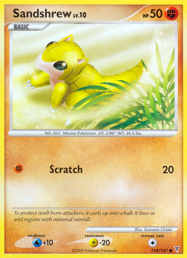 Sandshrew (124/147) [Platinum: Supreme Victors] | Good Games Adelaide SA