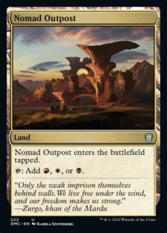 Nomad Outpost [Dominaria United Commander] | Good Games Adelaide SA