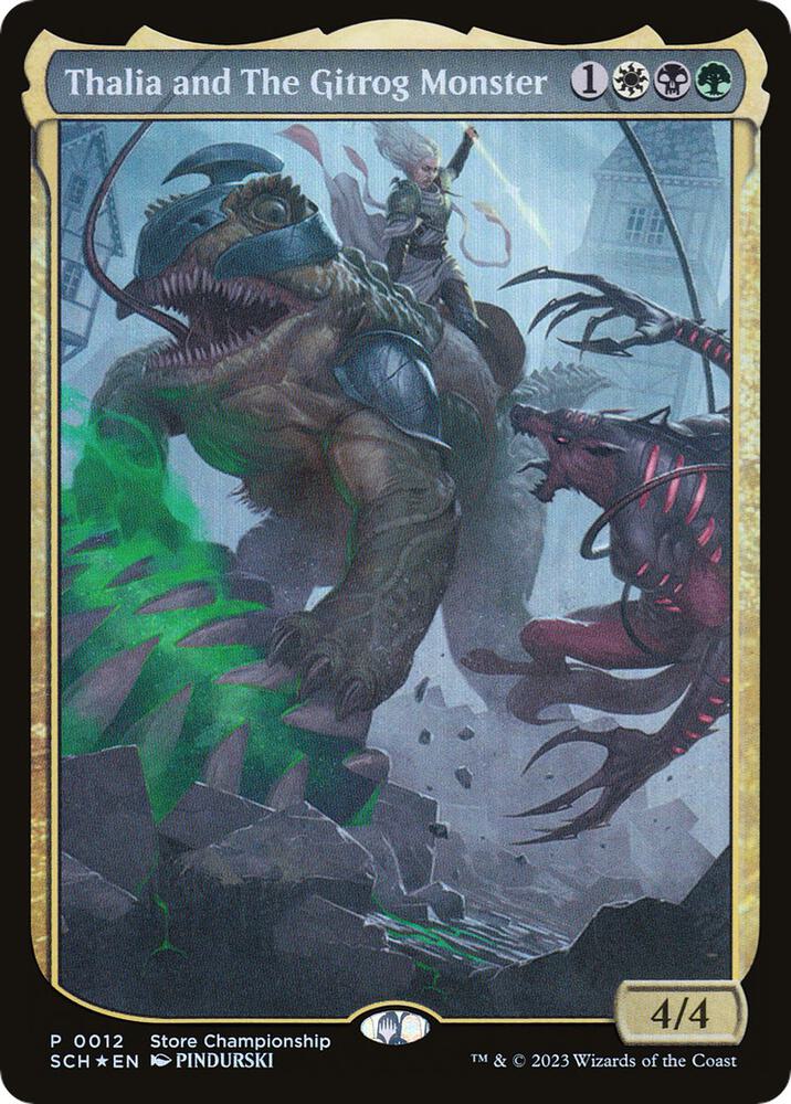 Thalia and The Gitrog Monster 12 (Game Day & Store Championship Promos)  - Textless Foil | Good Games Adelaide SA