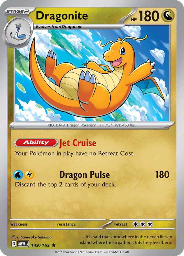 Dragonite 149/165 (SV: Scarlet & Violet 151)  - Holofoil | Good Games Adelaide SA