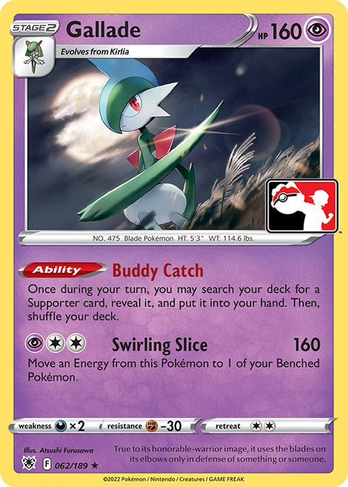 Gallade (062/189) [Prize Pack Series Three] | Good Games Adelaide SA