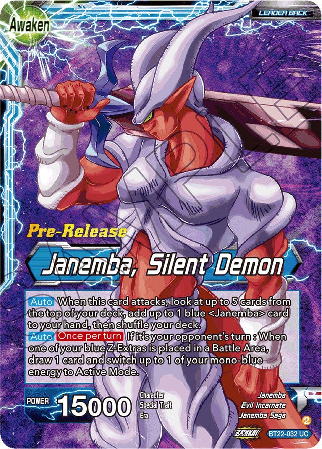 Janemba // Janemba, Silent Demon (BT22-032) [Critical Blow Prerelease Promos] | Good Games Adelaide SA