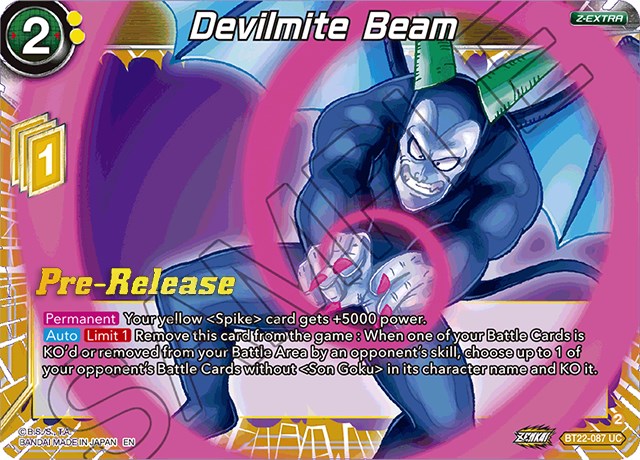 Devilmite Beam (BT22-087) [Critical Blow Prerelease Promos] | Good Games Adelaide SA