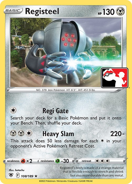 Registeel (108/189) [Prize Pack Series Three] | Good Games Adelaide SA
