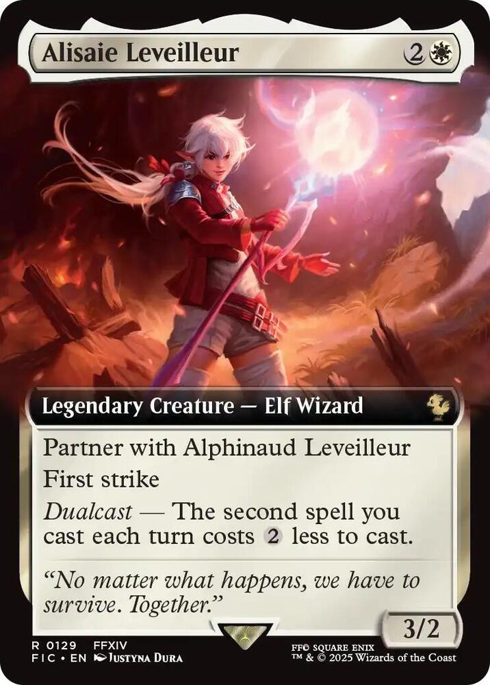 Alisaie Leveilleur Extended Art 129 (Commander: FINAL FANTASY)  - Foil | Good Games Adelaide SA