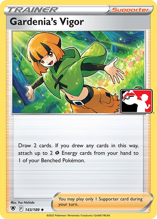Gardenia's Vigor (143/189) [Prize Pack Series Three] | Good Games Adelaide SA