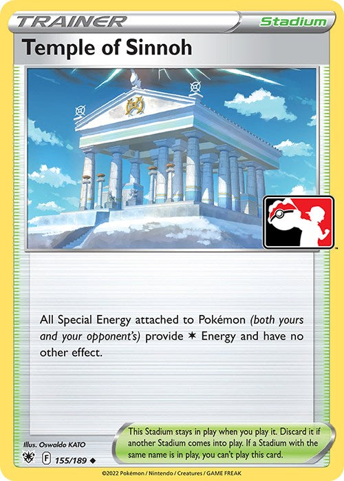 Temple of Sinnoh (155/189) [Prize Pack Series Three] | Good Games Adelaide SA