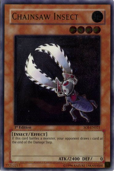 Chainsaw Insect (UTR) [SOI-EN021] Ultimate Rare | Good Games Adelaide SA