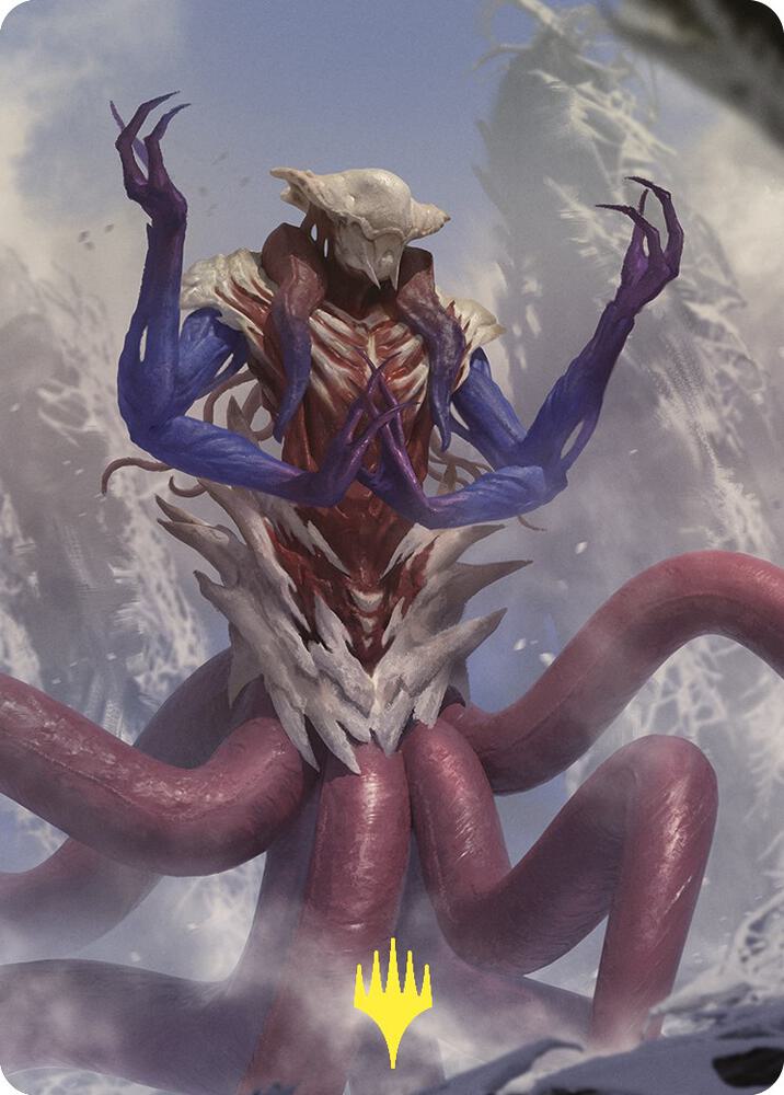 Zhulodok Void Gorger Art Card Gold Stamped 71 (Art Series: Commander Masters)  | Good Games Adelaide SA