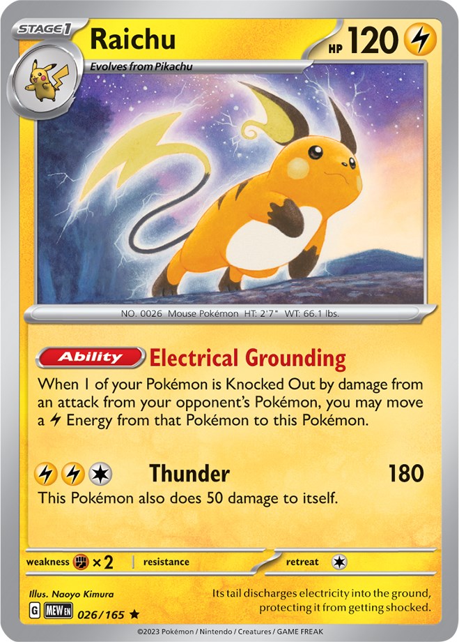 Raichu (026/165) [Scarlet & Violet: 151] | Good Games Adelaide SA