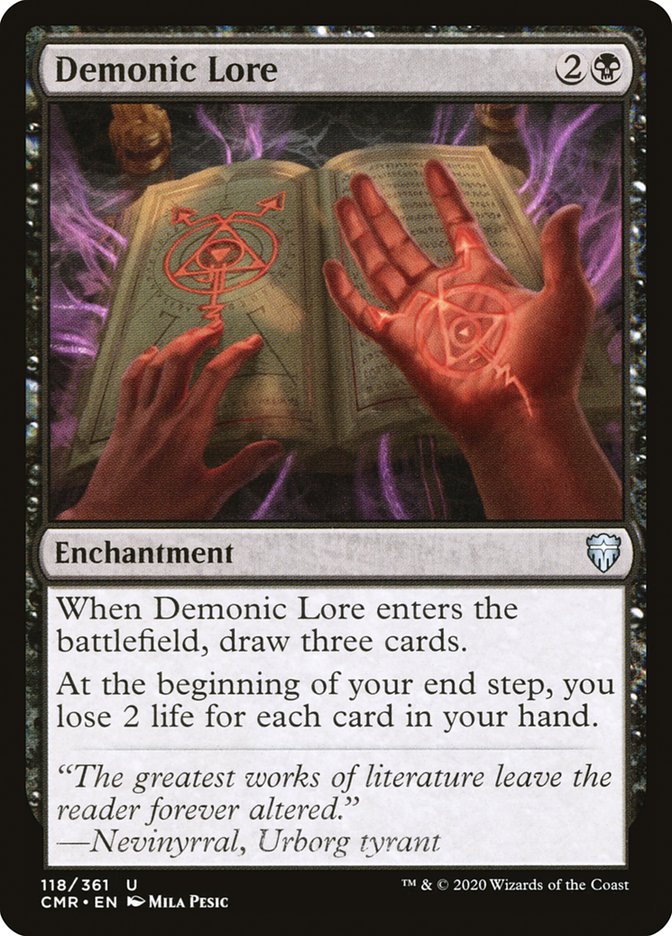 Demonic Lore 118 (Commander Legends)  | Good Games Adelaide SA