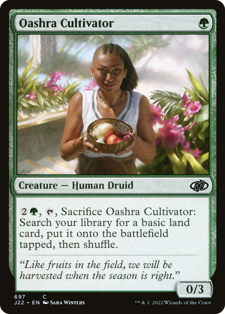 Oashra Cultivator [Jumpstart 2022] | Good Games Adelaide SA