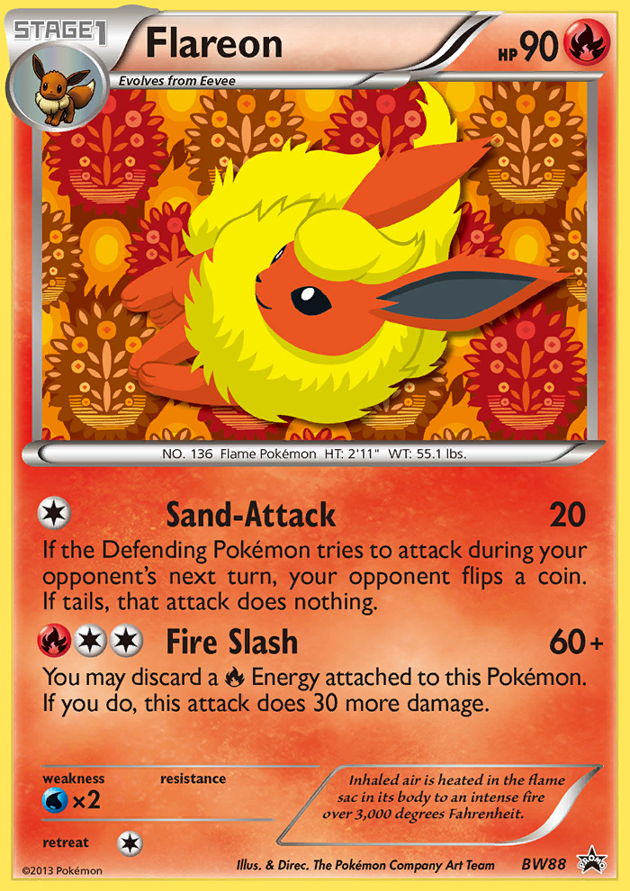Flareon (BW88) [Black & White: Black Star Promos] | Good Games Adelaide SA