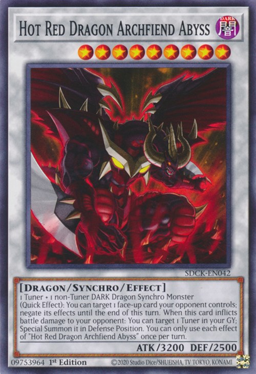 Hot Red Dragon Archfiend Abyss [SDCK-EN042] Common | Good Games Adelaide SA