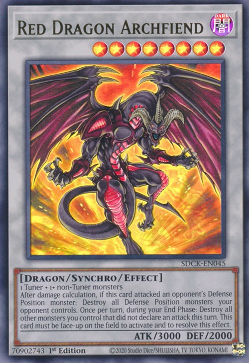 Red Dragon Archfiend [SDCK-EN045] Ultra Rare | Good Games Adelaide SA