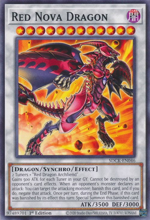 Red Nova Dragon [SDCK-EN046] Common | Good Games Adelaide SA