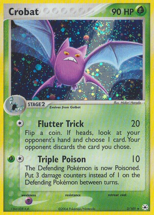 Crobat 3/101 (Hidden Legends)  - Reverse Holofoil | Good Games Adelaide SA