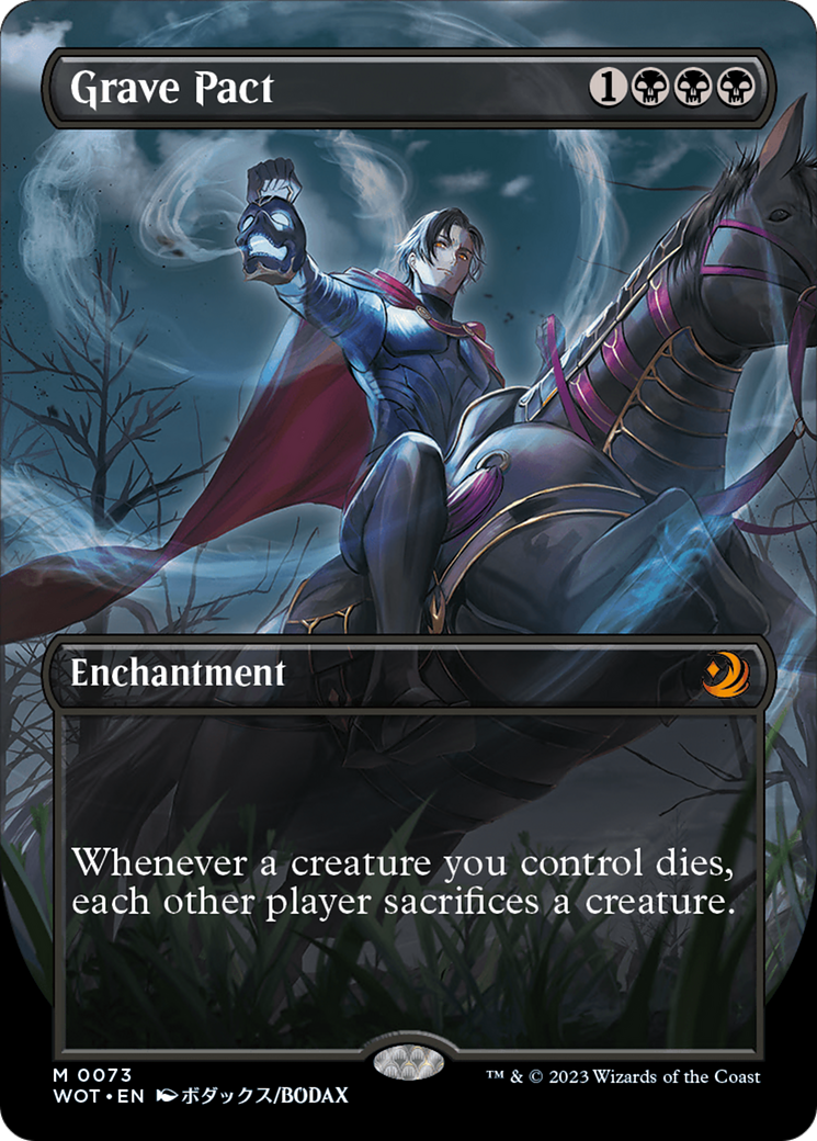 Grave Pact (Anime Borderless) [Wilds of Eldraine: Enchanting Tales] | Good Games Adelaide SA