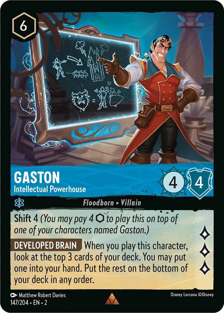 Gaston - Intellectual Powerhouse (147/204) [Rise of the Floodborn] | Good Games Adelaide SA