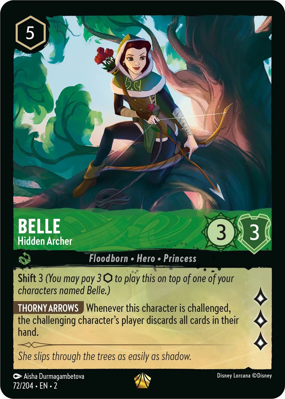 Belle - Hidden Archer (72/204) [Rise of the Floodborn] | Good Games Adelaide SA