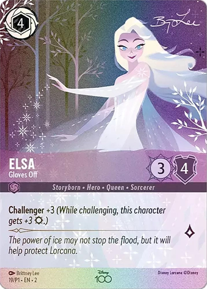 Elsa - Gloves Off (Enchanted) (19) [Disney100 Promos] | Good Games Adelaide SA