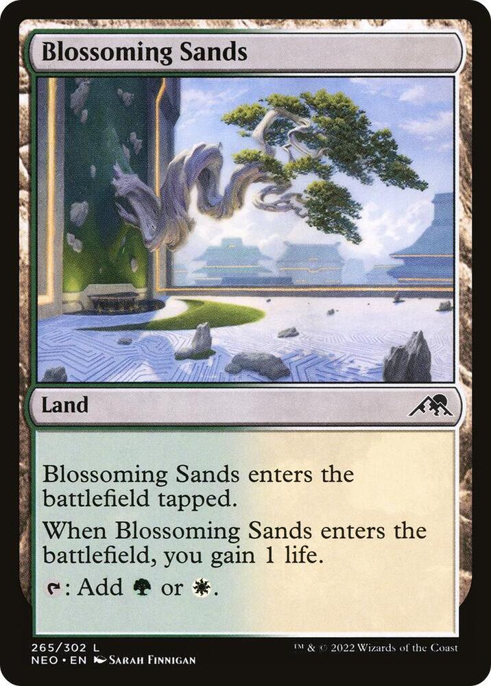 Blossoming Sands 265 (Kamigawa: Neon Dynasty)  | Good Games Adelaide SA