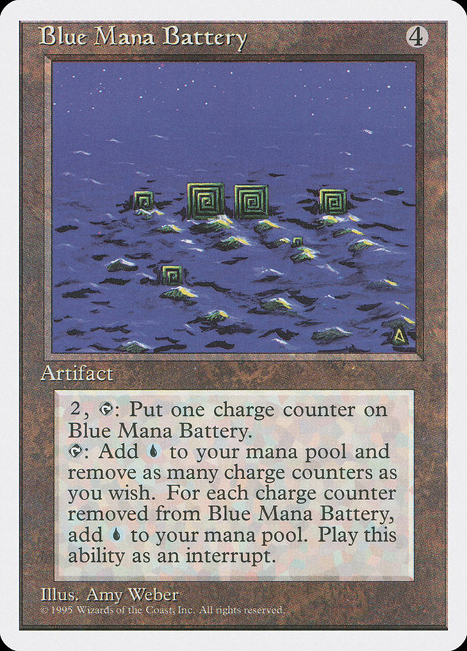 Blue Mana Battery  (Fourth Edition)  | Good Games Adelaide SA