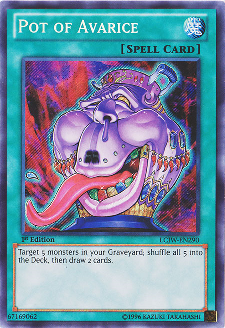 Pot of Avarice [LCJW-EN290] Secret Rare | Good Games Adelaide SA