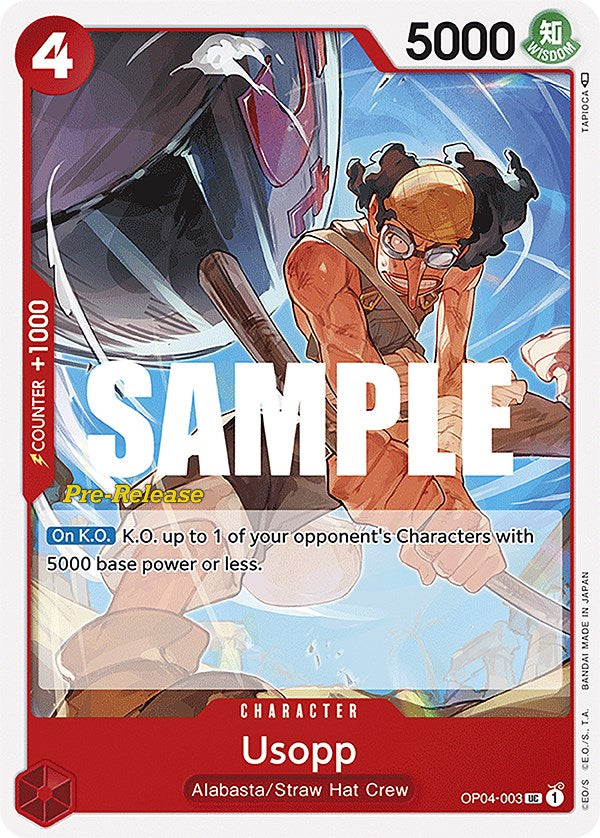 Usopp [Kingdoms of Intrigue Pre-Release Cards] | Good Games Adelaide SA