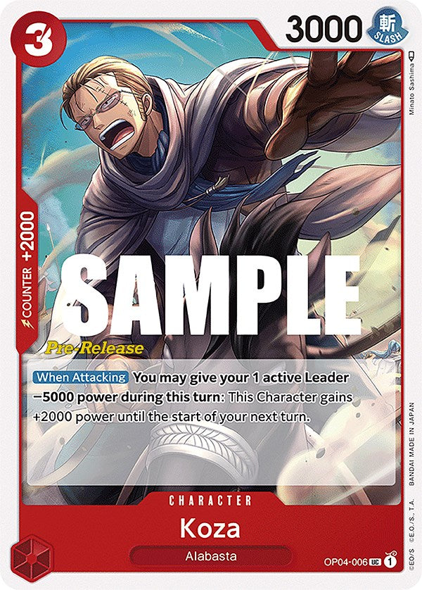 Koza [Kingdoms of Intrigue Pre-Release Cards] | Good Games Adelaide SA