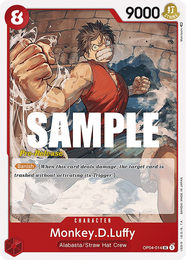 Monkey.D.Luffy [Kingdoms of Intrigue Pre-Release Cards] | Good Games Adelaide SA