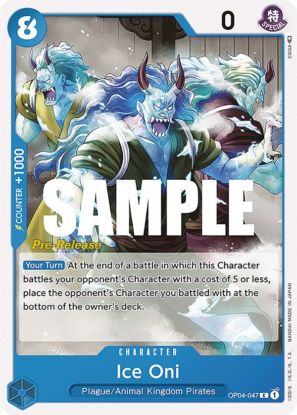 Ice Oni [Kingdoms of Intrigue Pre-Release Cards] | Good Games Adelaide SA
