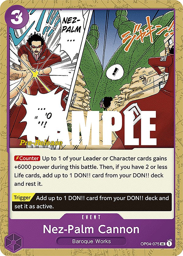 Nez-Palm Cannon [Kingdoms of Intrigue Pre-Release Cards] | Good Games Adelaide SA