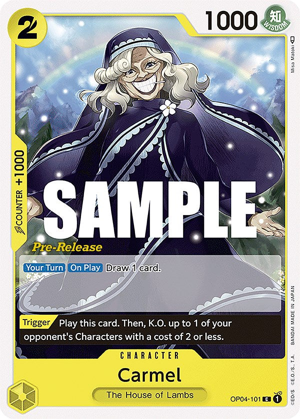 Carmel [Kingdoms of Intrigue Pre-Release Cards] | Good Games Adelaide SA