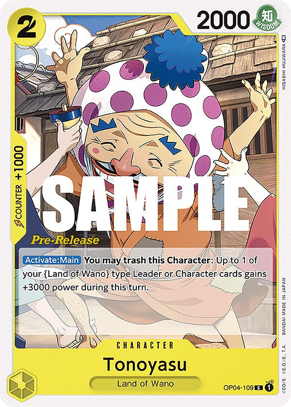 Tonoyasu [Kingdoms of Intrigue Pre-Release Cards] | Good Games Adelaide SA