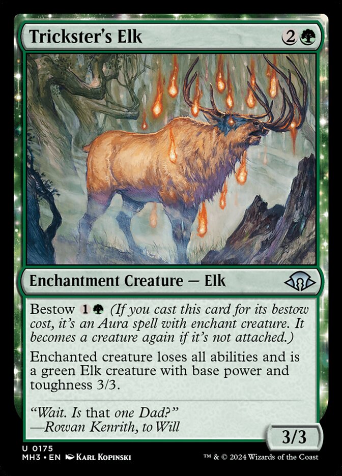 Trickster's Elk 175 (Modern Horizons 3)  - Foil | Good Games Adelaide SA