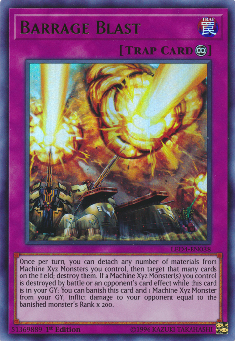 Barrage Blast [LED4-EN038] Ultra Rare | Good Games Adelaide SA