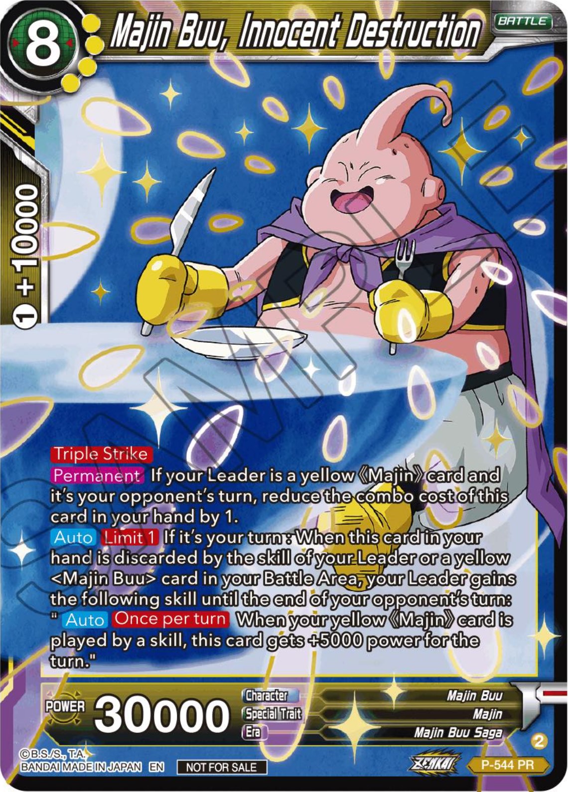 Majin Buu, Innocent Destruction (Championship Selection Pack 2023 Vol.3) (P-544) [Tournament Promotion Cards] | Good Games Adelaide SA