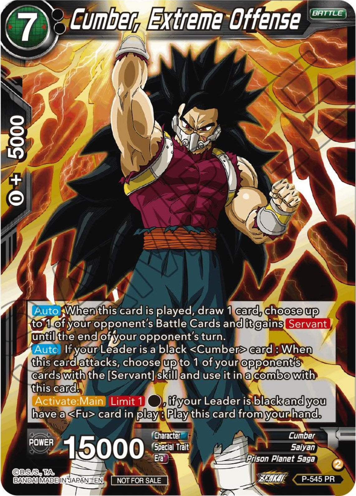 Cumber, Extreme Offense (Championship Selection Pack 2023 Vol.3) (P-545) [Tournament Promotion Cards] | Good Games Adelaide SA