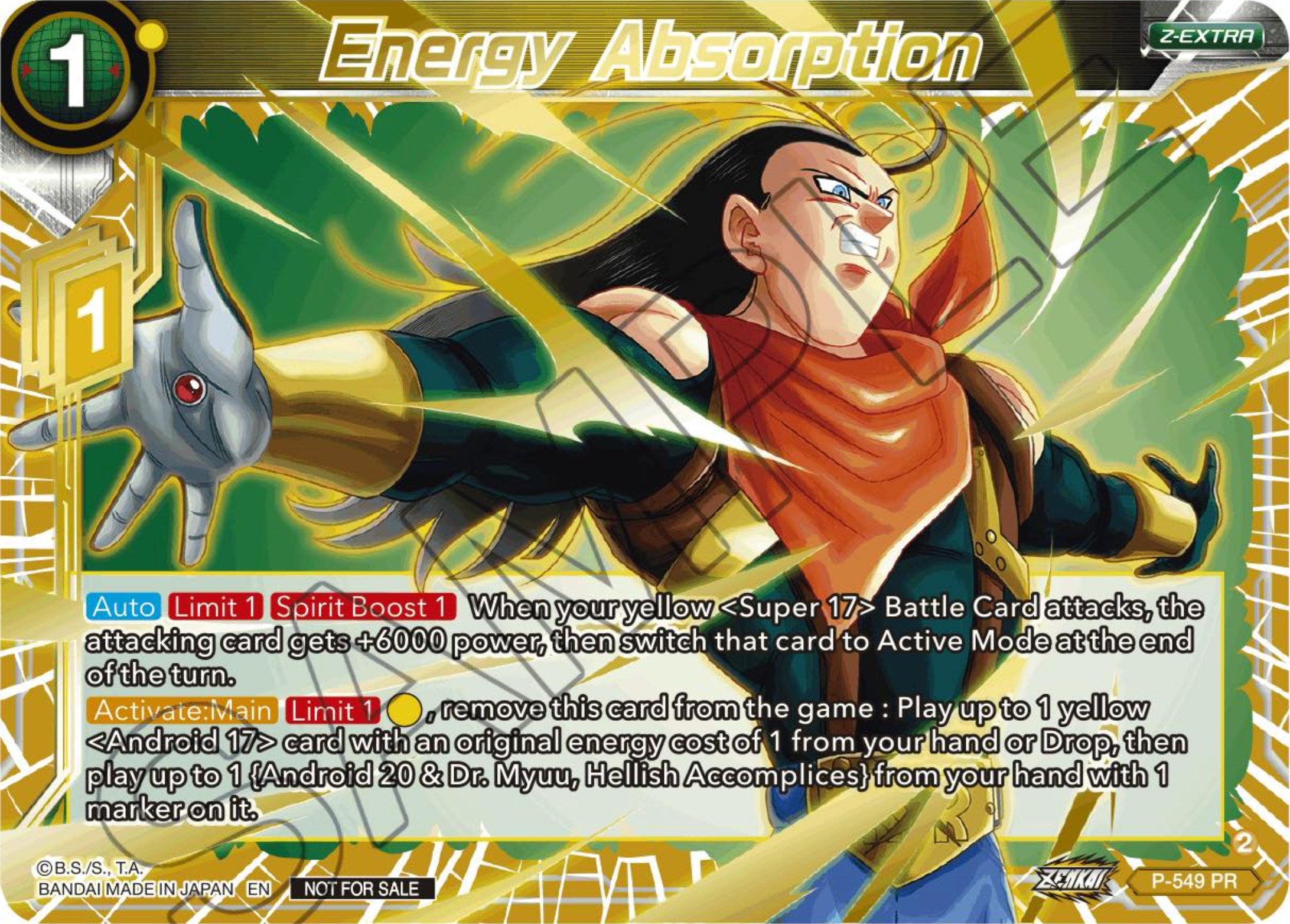 Energy Absorption (Championship Z Extra Card Pack 2023) (P-549) [Tournament Promotion Cards] | Good Games Adelaide SA