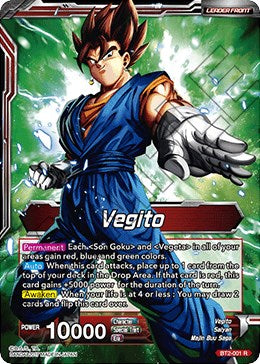 Vegito // Fusion Warrior Super Saiyan Vegito (Championship 2023 Golden Card Vol.3) (BT2-001) [Tournament Promotion Cards] | Good Games Adelaide SA