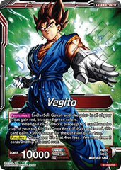 Vegito // Fusion Warrior Super Saiyan Vegito (Championship 2023 Golden Card Vol.3) (BT2-001) [Tournament Promotion Cards] | Good Games Adelaide SA