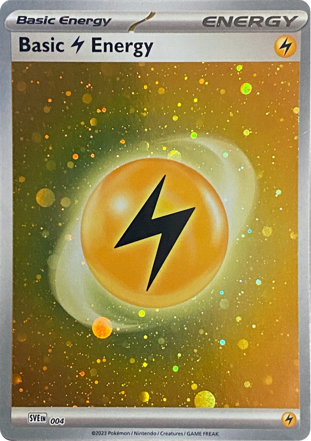 Basic Lightning Energy (004) (Cosmos Holo) [Scarlet & Violet: Base Set] | Good Games Adelaide SA
