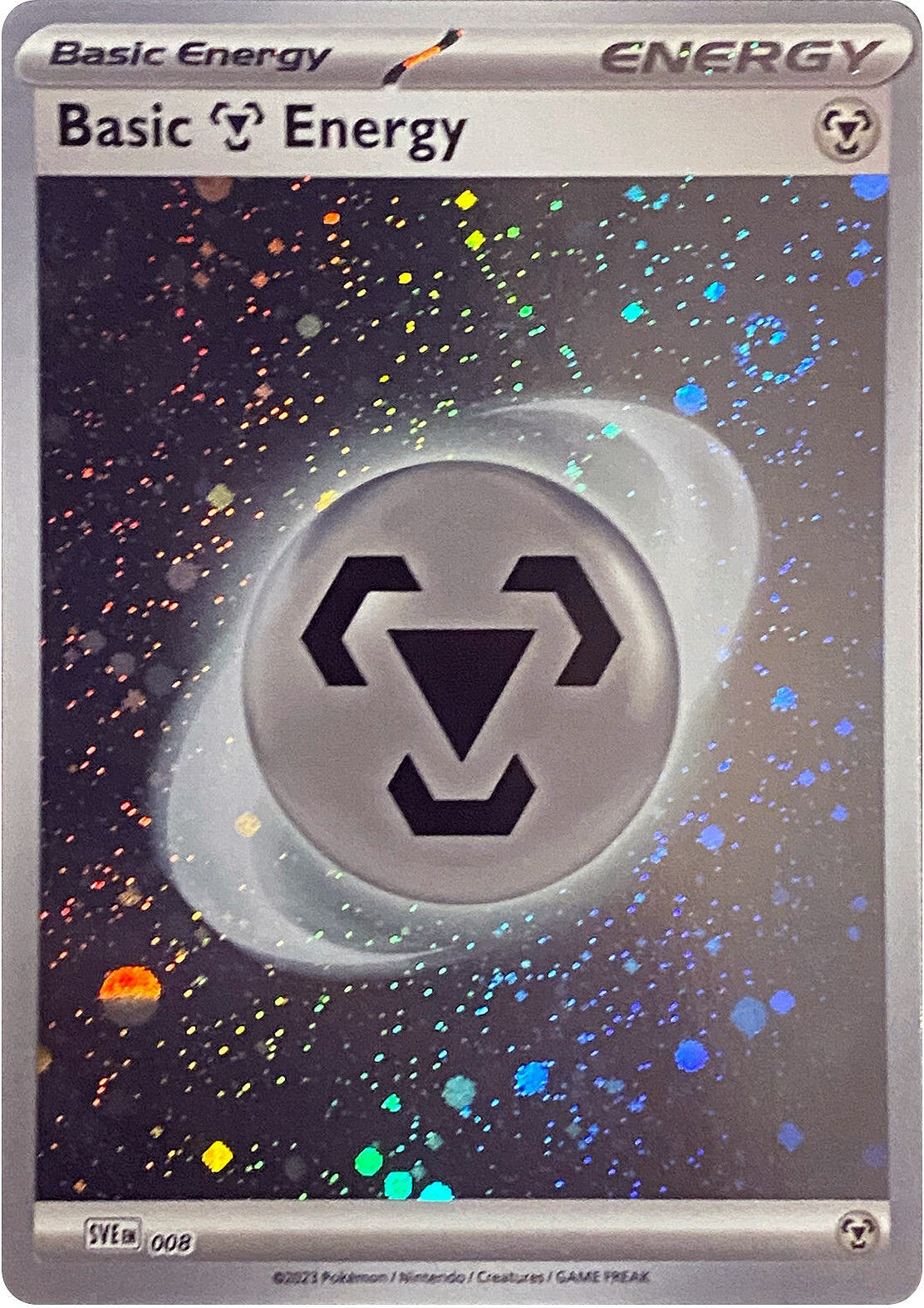 Basic Metal Energy (008) (Cosmos Holo) [Scarlet & Violet: Base Set] | Good Games Adelaide SA