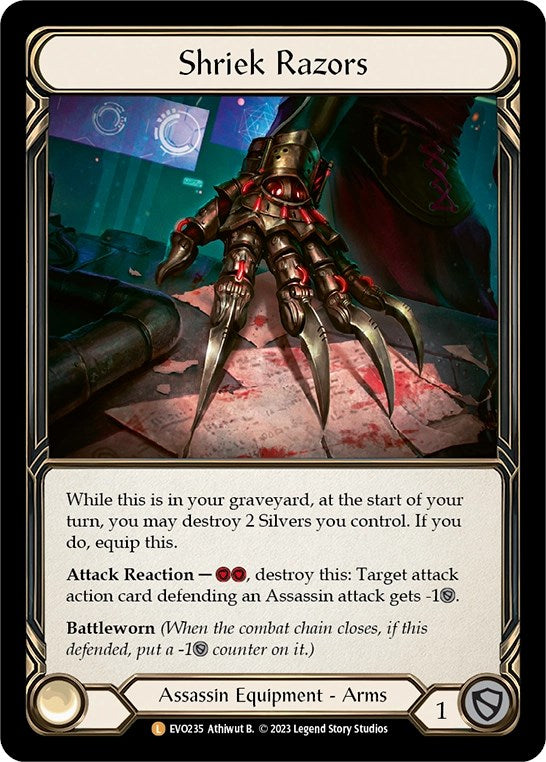 Shriek Razors [EVO235] (Bright Lights)  Rainbow Foil | Good Games Adelaide SA