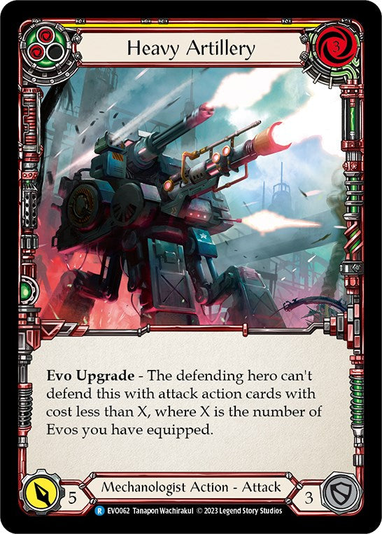 Heavy Artillery (Yellow) [EVO062] (Bright Lights) | Good Games Adelaide SA