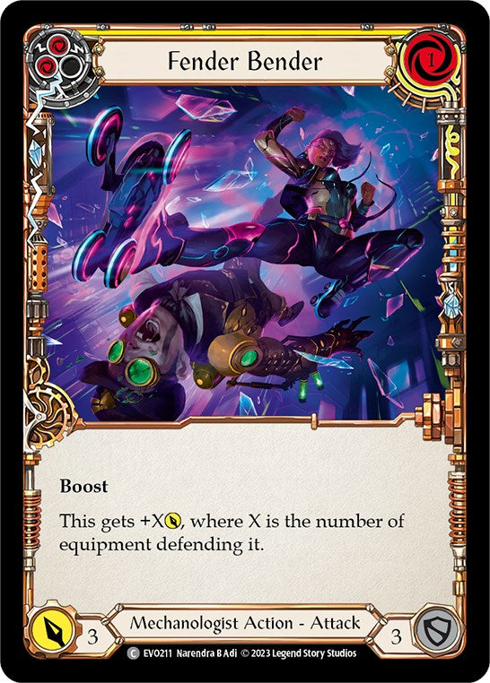 Fender Bender (Yellow) [EVO211] (Bright Lights) | Good Games Adelaide SA