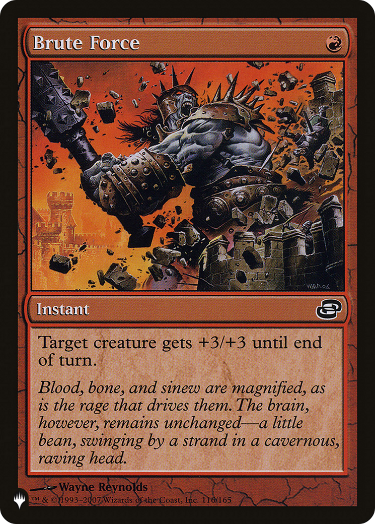 Brute Force [The List Reprints] | Good Games Adelaide SA