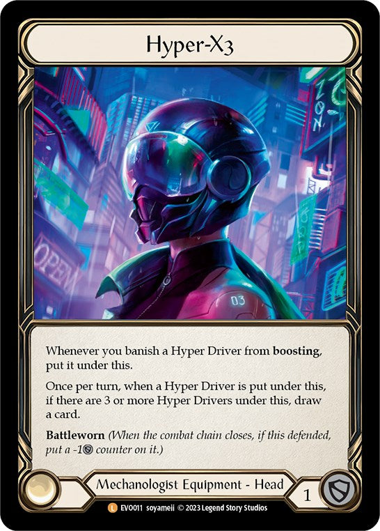 Hyper-X3 [EVO011] (Bright Lights)  Rainbow Foil | Good Games Adelaide SA